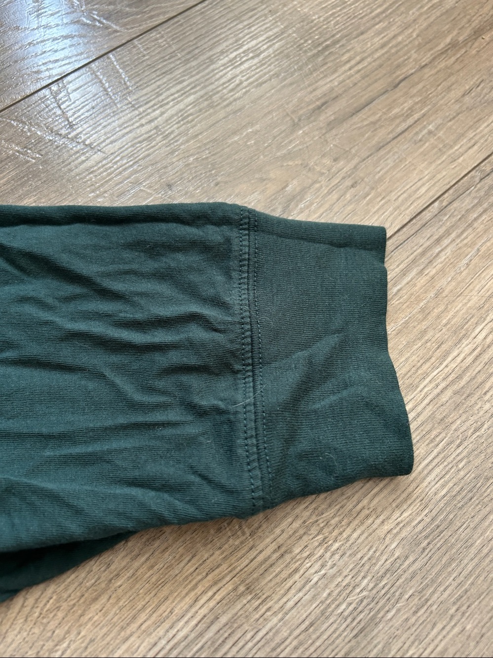 PINK Victoria's Secret Dark Teal Crewneck Tee; ‘Does This Come in Pink?’ - Picture 9 of 11